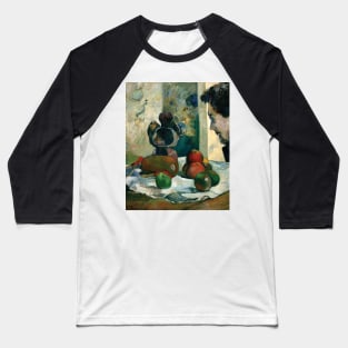 Still Life with Profile of Laval by Paul Gauguin Baseball T-Shirt